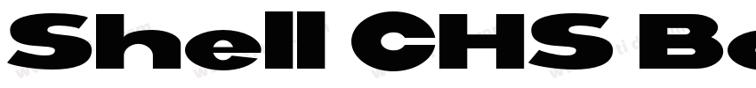 Shell CHS Bold字体转换